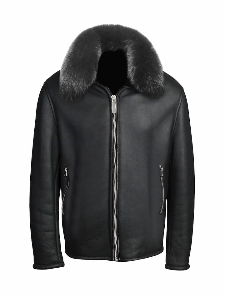 next skin black polar jacket